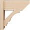 Ekena Millwork 8-in W x 18-in D x 18-in H Balboa Slat Rough Cedar Woodgrain TimberThane Outlooker, Primed Tan OUTUR080X18X18BOA24RCPR - alternate 3